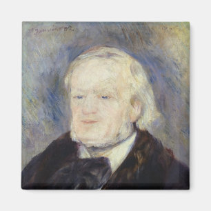 Portrait of Richard Wagner 1882 Magnet