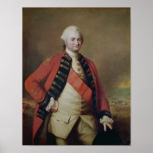 Portrait of Robert Clive 1st Baron Clive, 1773 Poster