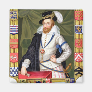 Portrait of Robert Dudley (c.1532-88) Earl of Leic Magnet