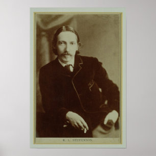 Portrait of Robert Louis Balfour Stevenson (1850-9 Poster