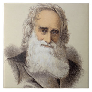 Portrait of Robert Moffat (1795-1883) (colour lith Ceramic Tile