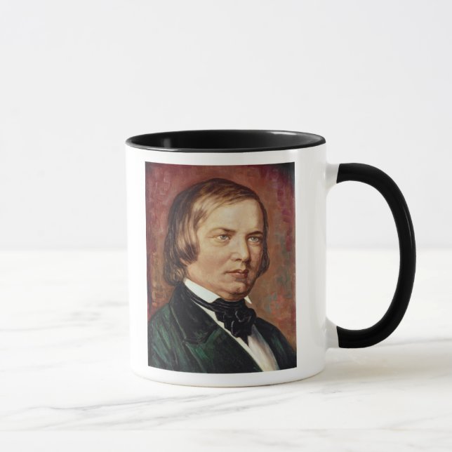 Portrait of Robert Schumann Mug (Right)
