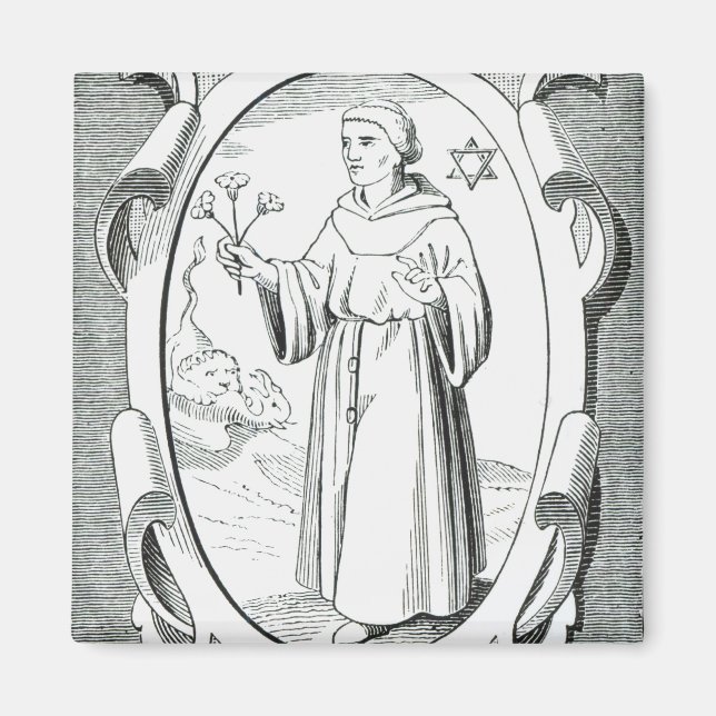 Portrait of Roger Bacon Magnet (Front)