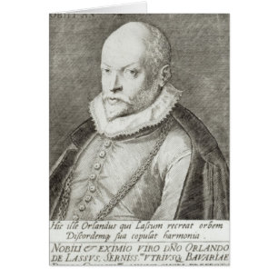 Portrait of Roland de Lassus 1593-94