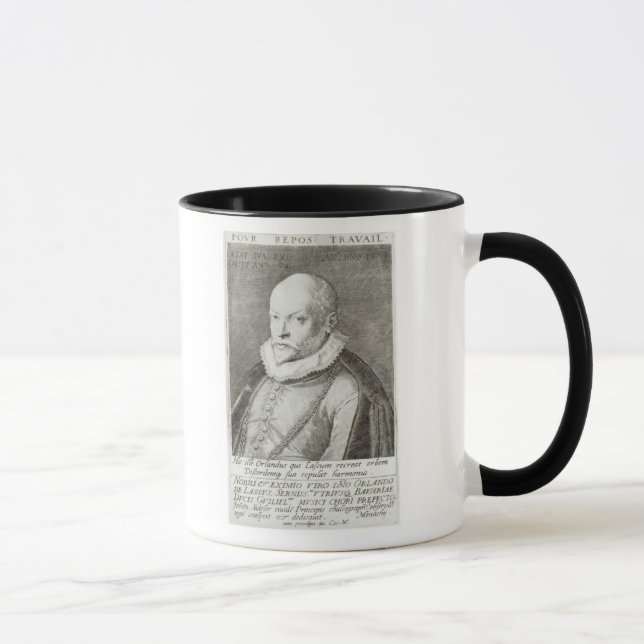 Portrait of Roland de Lassus  1593-94 Mug (Right)