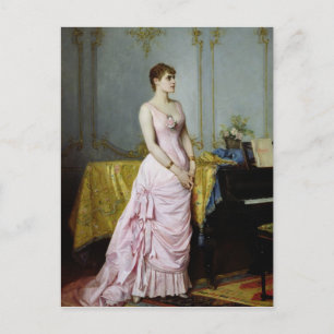 Portrait of Rose Caron 1886 Postcard