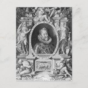 Portrait of Rudolph II Postcard
