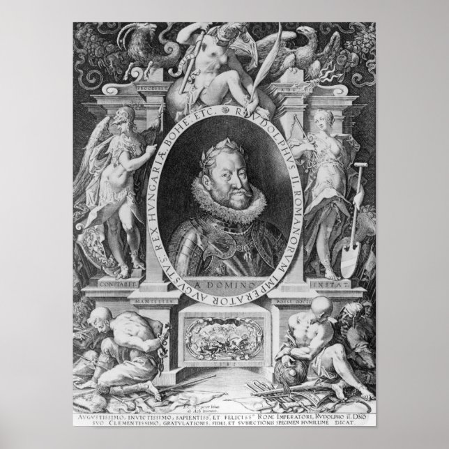 Portrait of Rudolph II Poster (Front)