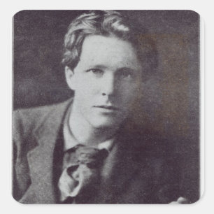 Portrait of Rupert Brooke Square Sticker