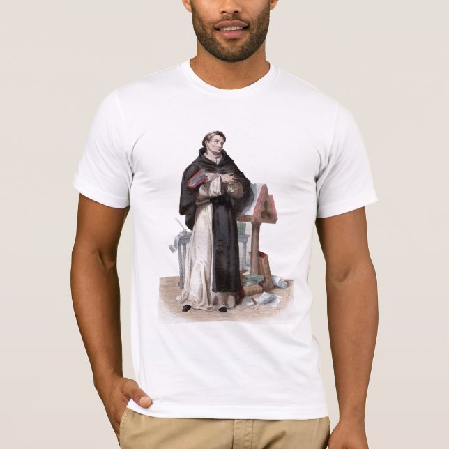Portrait of Saint Bernard de Clairvaux T-Shirt (Front)