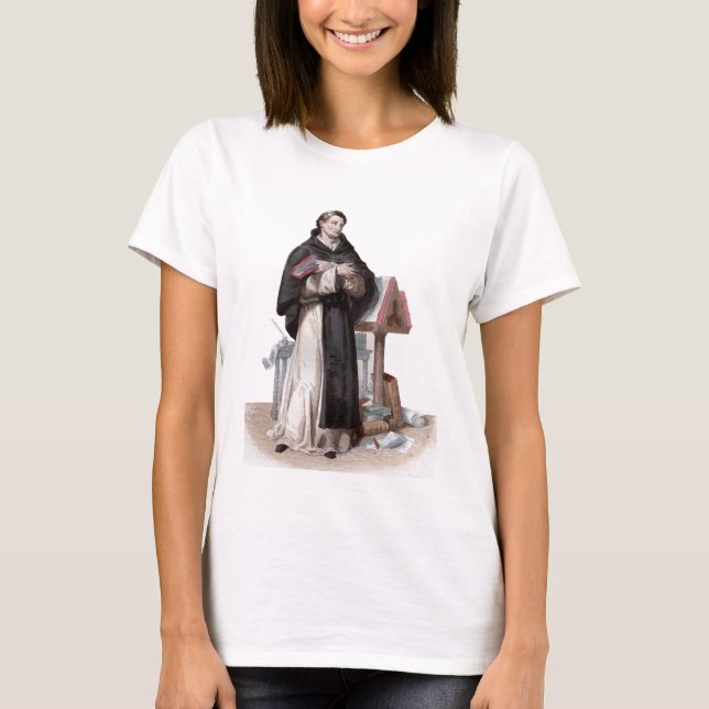 Portrait of Saint Bernard de Clairvaux T-Shirt (Front)