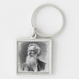 Portrait of Samuel Morse Key Ring