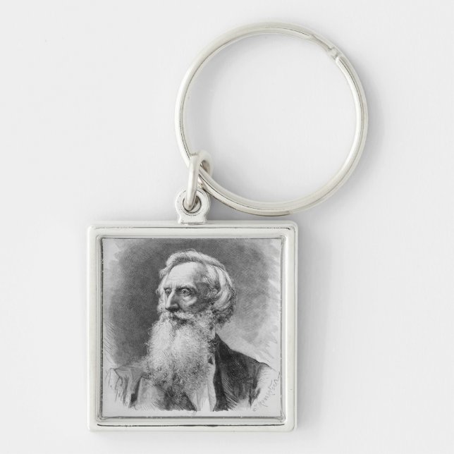 Portrait of Samuel Morse Key Ring (Front)