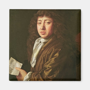 Portrait of Samuel Pepys 1666 Magnet