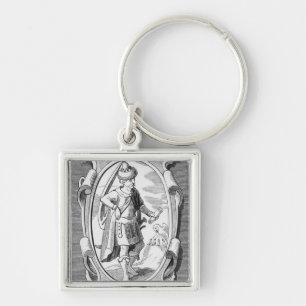 Portrait of Samuel Taylor Coleridge Key Ring