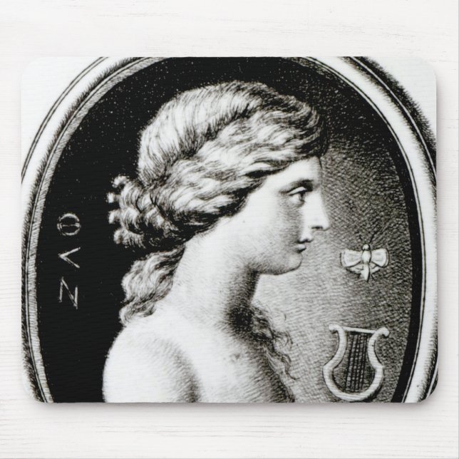 Portrait of Sappho Mouse Pad (Front)