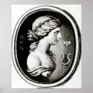 Portrait of Sappho Poster