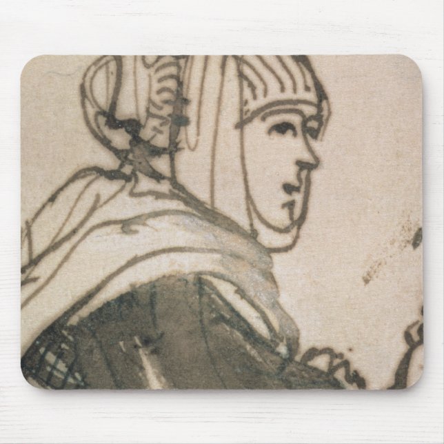 Portrait of Saskia, 1634 Mouse Pad (Front)