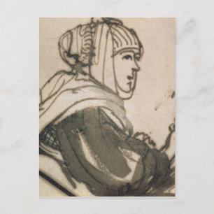 Portrait of Saskia, 1634 Postcard