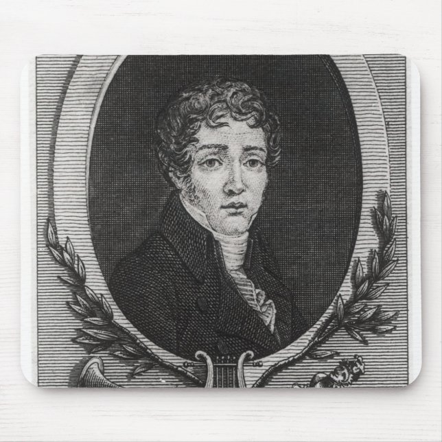 Portrait of Sebastian-Roch Nicolas Mouse Pad (Front)