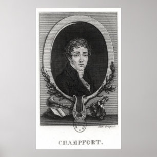 Portrait of Sebastian-Roch Nicolas Poster