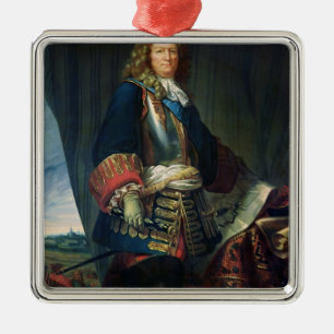 Portrait of Sebastien le Prestre de Vauban Metal Ornament