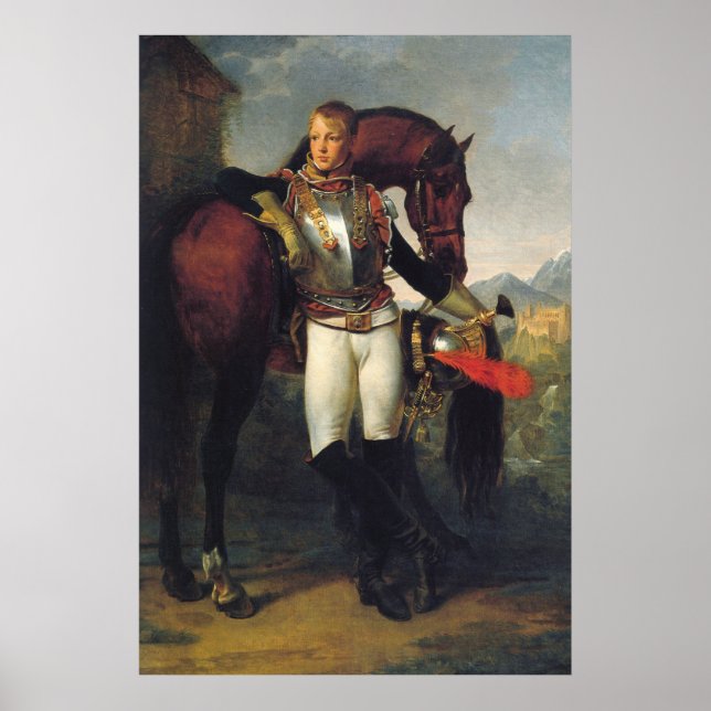 Portrait of Second Lieutenant Charles Legrand Poster (Front)