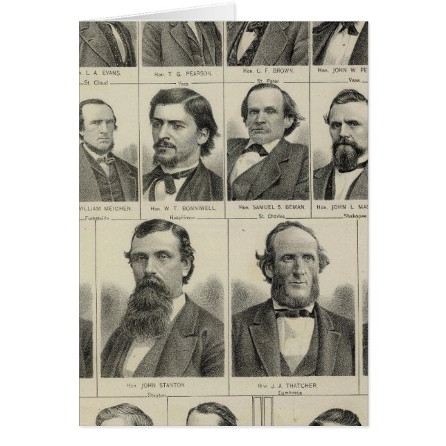 Portrait of Senators in Minnesota (Front)