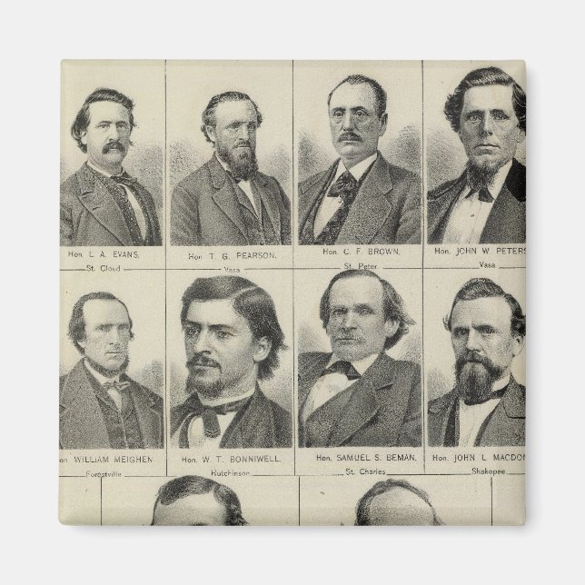 Portrait of Senators in Minnesota Magnet (Front)