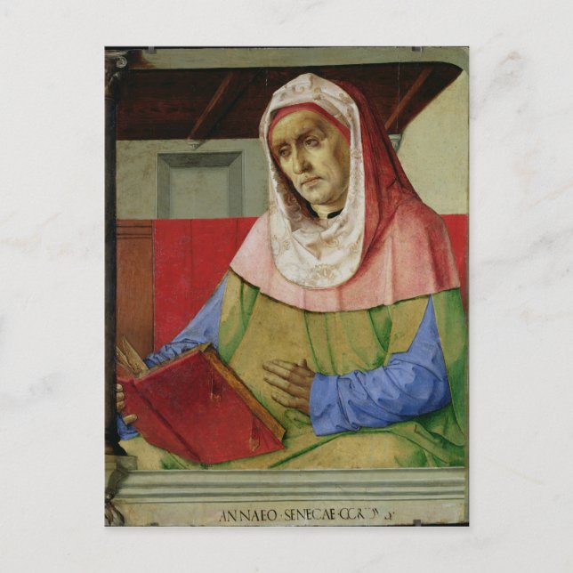 Portrait of Seneca  c.1475 Postcard (Front)