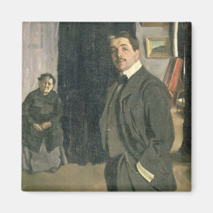 Portrait of Sergei Pavlovich Diaghilev Magnet