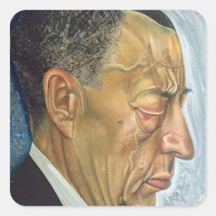 Portrait of Sergey Rakhmaninov  1930 Square Sticker
