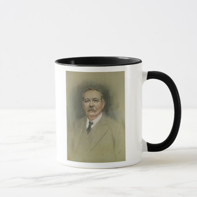 Portrait of Sir Arthur Conan Doyle Mug (Right)