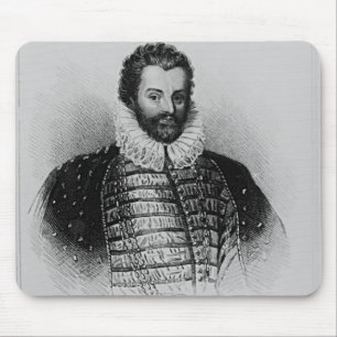 Portrait of Sir Christopher Hatton Mouse Pad