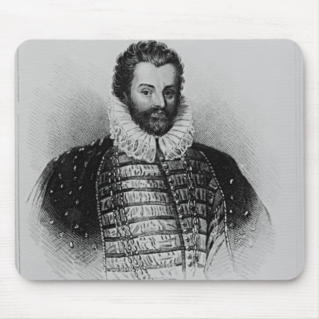 Portrait of Sir Christopher Hatton Mouse Pad (Front)