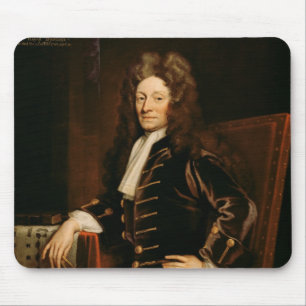 Portrait of Sir Christopher Wren 1711 Mouse Pad