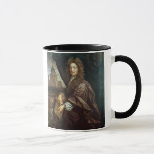 Portrait of Sir Christopher Wren (oil on canvas) Mug