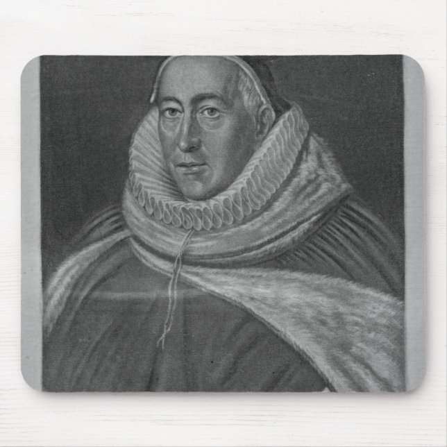 Portrait of Sir Christopher Yelverton Mouse Pad (Front)