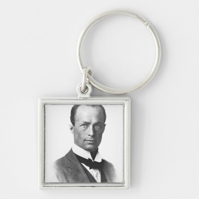 Portrait of Sir Douglas Mawson Key Ring (Front)