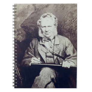 Portrait of Sir Edwin Landseer (1802-73) (albumen Notebook