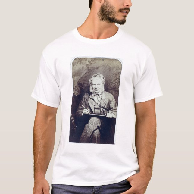 Portrait of Sir Edwin Landseer (1802-73) (albumen T-Shirt (Front)