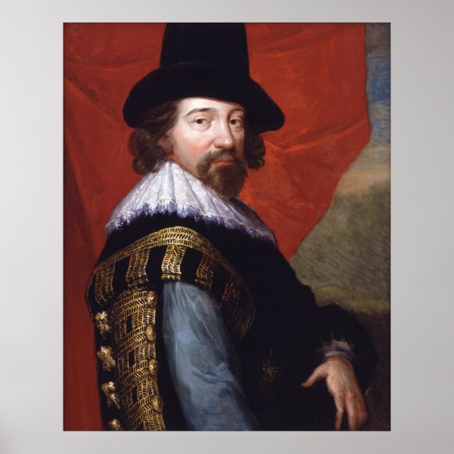 Portrait of Sir Francis Bacon Viscount St Alban Poster (Front)