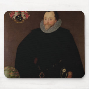 Portrait of Sir Francis Drake 1591 Mouse Pad
