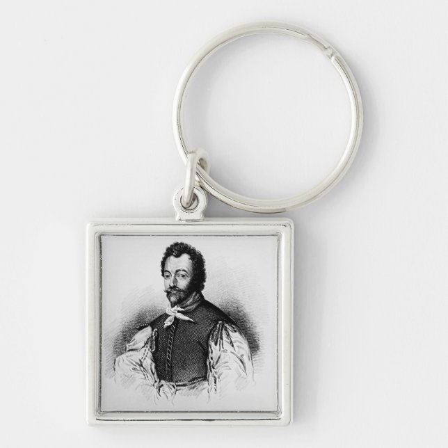 Portrait of Sir Francis Drake Key Ring (Front)
