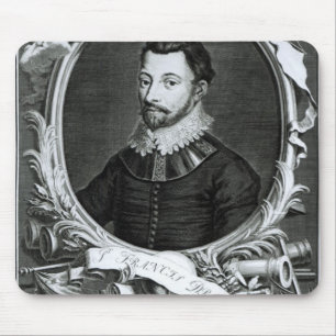 Portrait of Sir Francis Drake Mouse Pad