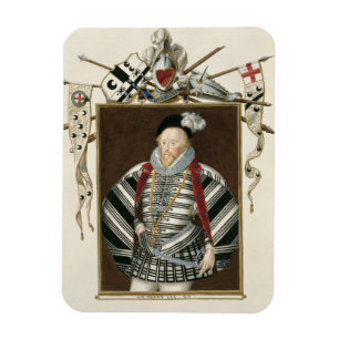 Portrait of Sir Henry Lee (1530-1610) from 'Memoir Magnet