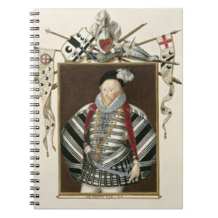 Portrait of Sir Henry Lee (1530-1610) from 'Memoir Notebook