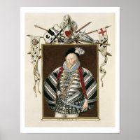 Portrait of Sir Henry Lee (1530-1610) from 'Memoir