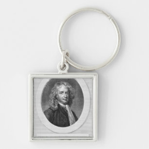 Portrait of Sir Isaac Newton Key Ring