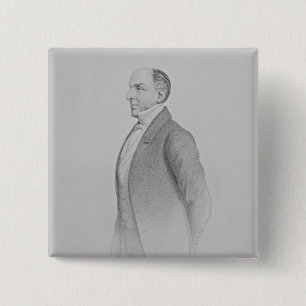 Portrait of Sir James R. G. Graham 15 Cm Square Badge